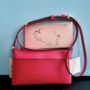 NWT Kate Spade ♠️ - Sadie Crossbody Set - Bikini Pink